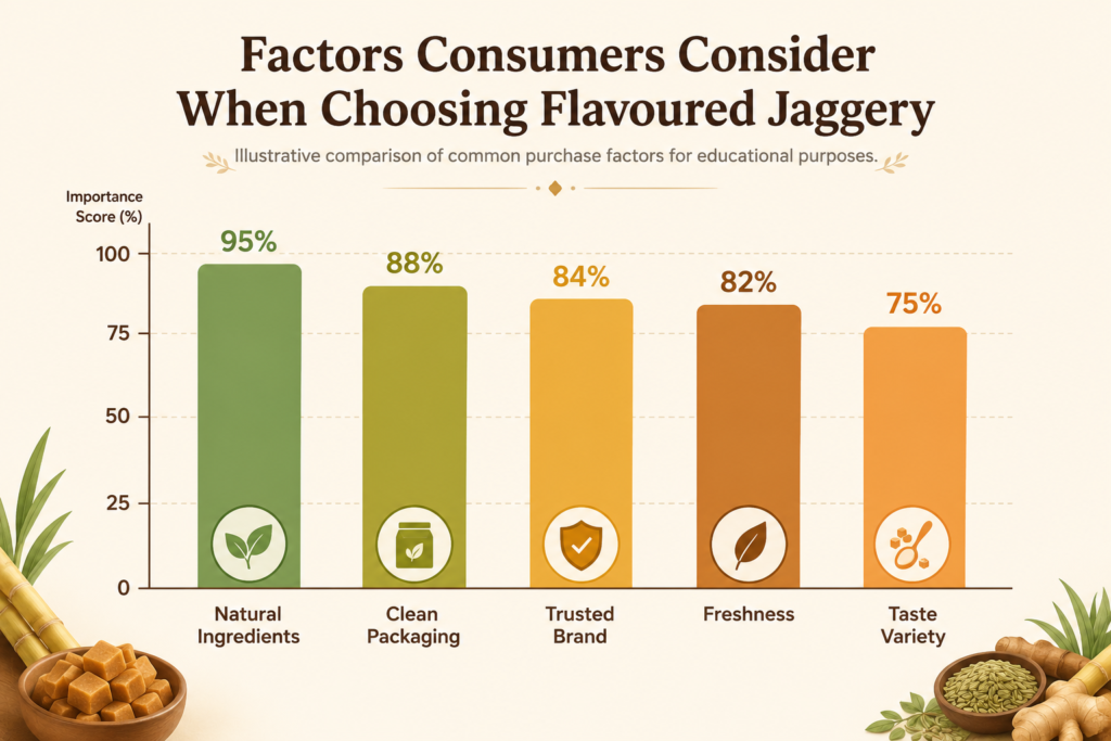 What Consumers Look for When Buying Flavoured Jaggery