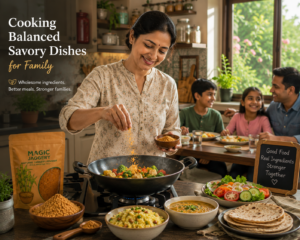 Using natural jaggery powder in savory Indian cooking