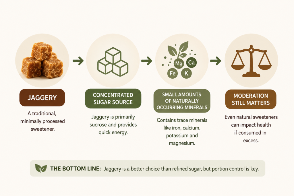 jaggery better than refined sugar